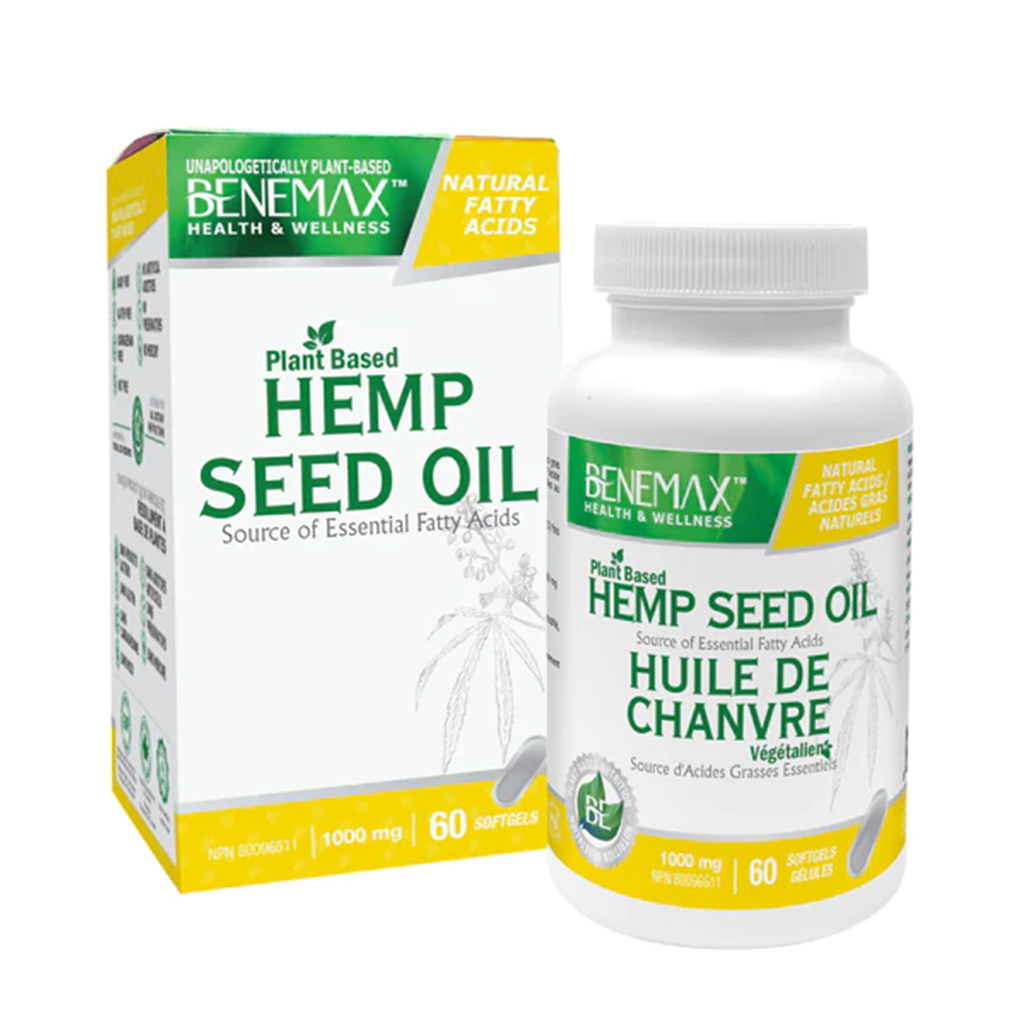 Hemp Seed Oil 1000 mg Softgels, Buy Now